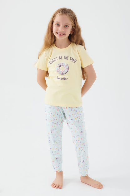 Roly Poly Kız Çocuk Kısa Kollu Pijama Takımı Süprem