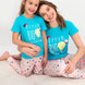 Roly Poly Kız Çocuk Pijama Takımı Kısa Kol Dream Big Desenli - V1 Süprem Kumaş