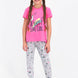 Roly Poly Kız Çocuk Pijama Takımı Kısa Kol Stay Cool Desenli - V1 Süprem Kumaş