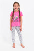 Roly Poly Kız Çocuk Pijama Takımı Kısa Kol Stay Cool Desenli - V1 Süprem Kumaş