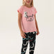 Roly Poly Kız Çocuk Pijama Takımı Kısa Kollu Bisiklet Yaka Süprem