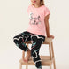 Roly Poly Kız Çocuk Pijama Takımı Kısa Kollu Bisiklet Yaka Süprem