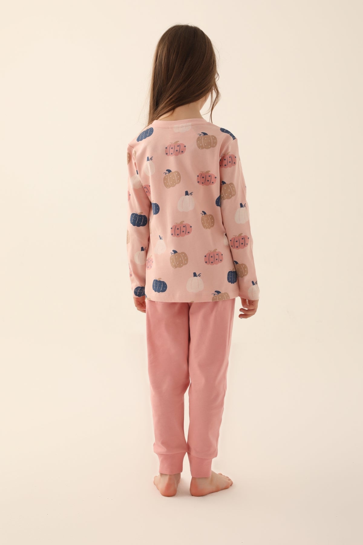 Roly Poly Kız Çocuk Uzun Kollu Pijama Takımı Melanj Süprem