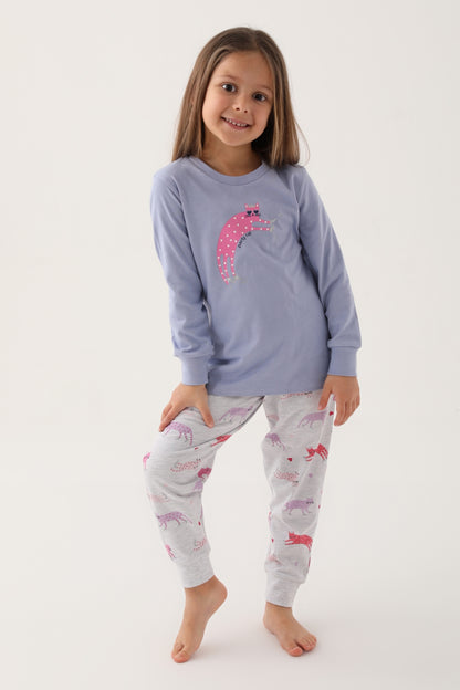 Roly Poly Kız Çocuk Uzun Kollu Pijama Takımı Süprem