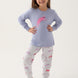 Roly Poly Kız Çocuk Uzun Kollu Pijama Takımı Süprem