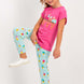 RolyPoly Kız Çocuk 2'li Pijama Takımı Yarım Kol Ice Cream Desenli Paça Lastikli Süprem