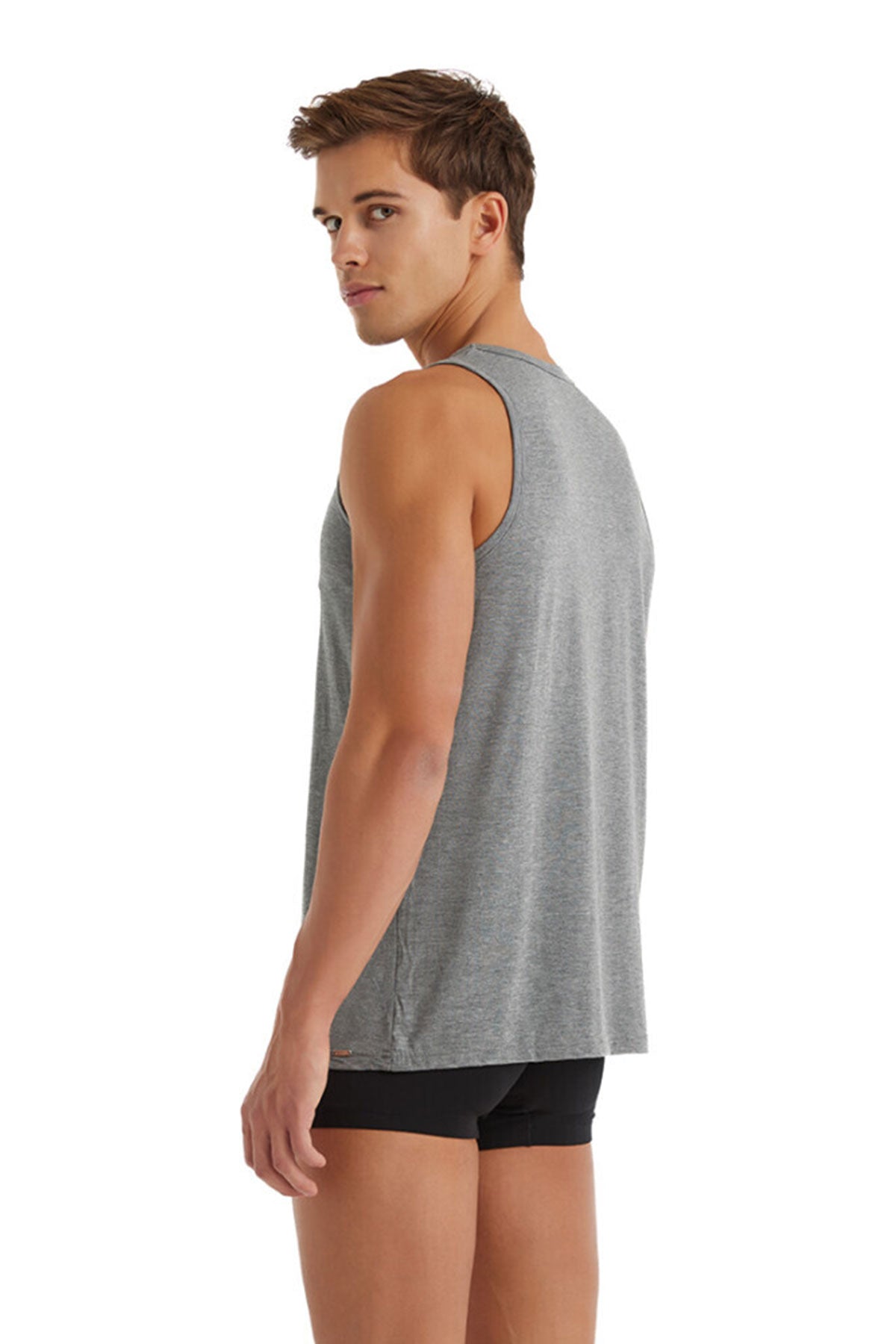 Sedef Yıldız Erkek Atlet Kalın Askılı Pamuklu
