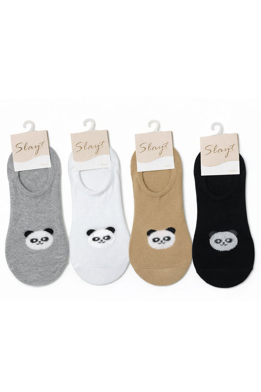 Slayt Kadın Sneaker Çorap Desenli