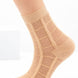 Slayt Kadın Soket Çorap Şeffaf Çizgi Desenli