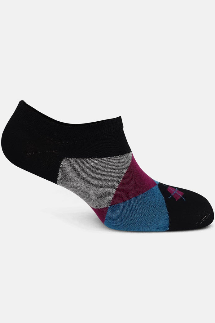 Strenna Erkek Bambu Sneaker Çorap Ekose Desen