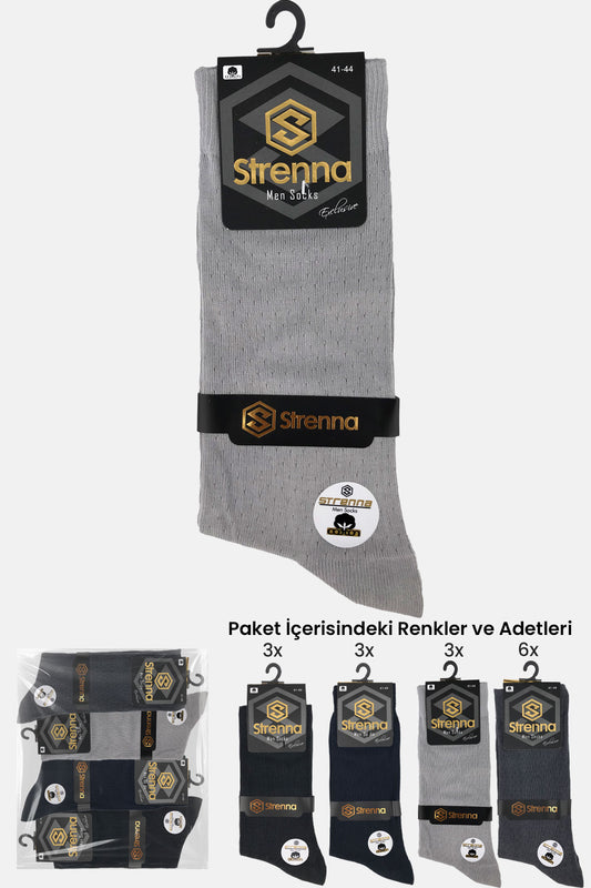 Strenna Erkek Soket Çorap Cotton Desenli