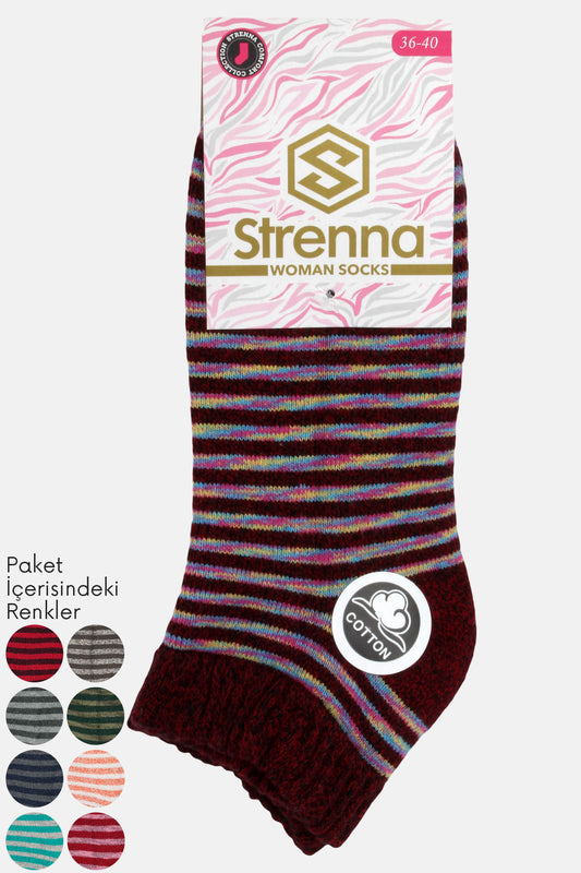 Strenna Kadın Cotton Havlu Patik Çorap
