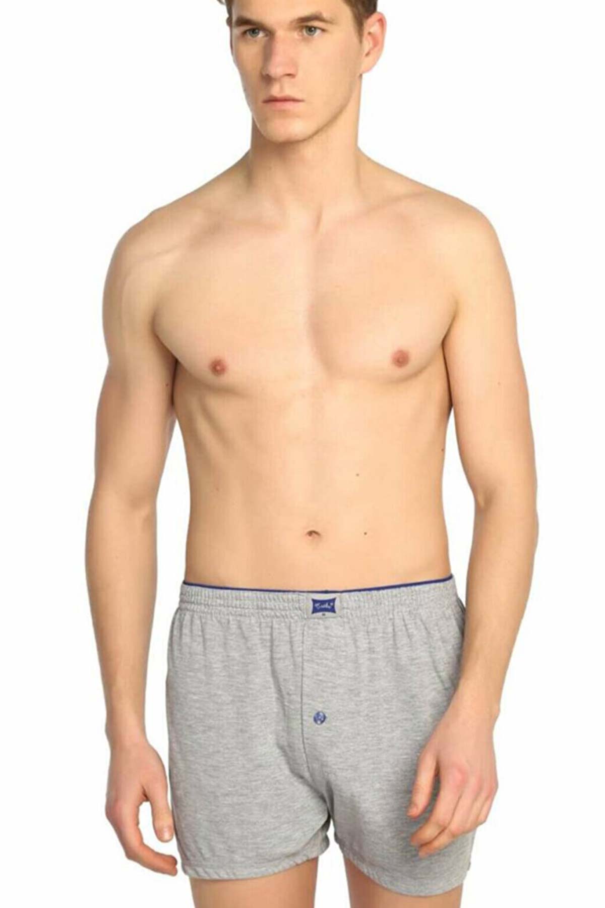 Tutku Erkek Düz Penye Boxer