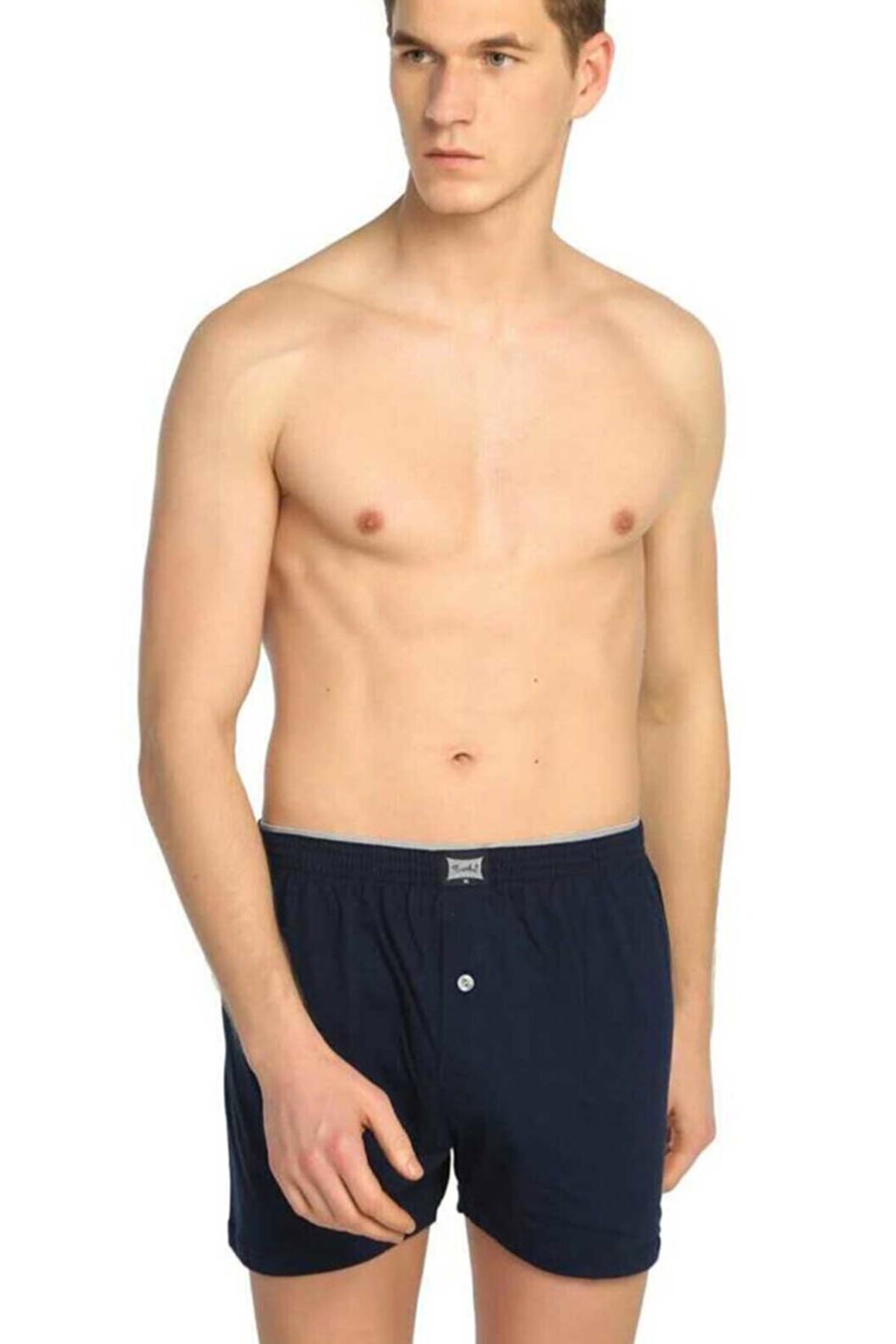 Tutku Erkek Düz Penye Boxer
