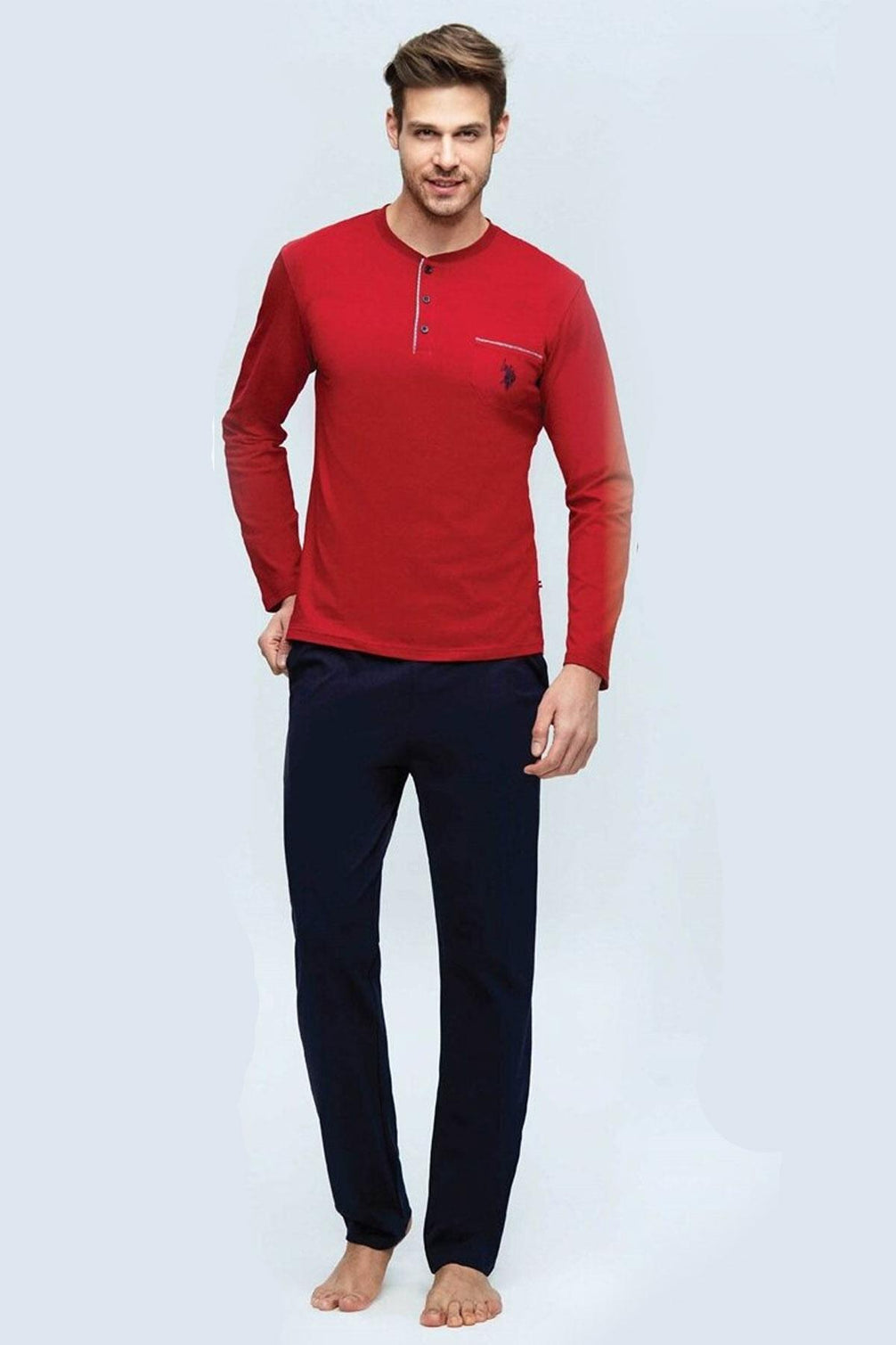 U.S. Polo Erkek Pijama Takımı Süprem Kumaş