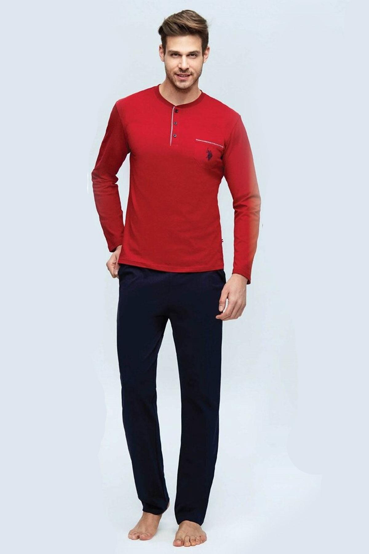 U.S. Polo Erkek Pijama Takımı Süprem Kumaş