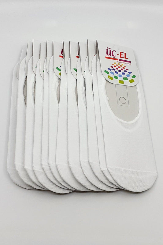 Üçel Kadın Babet Çorap Düz