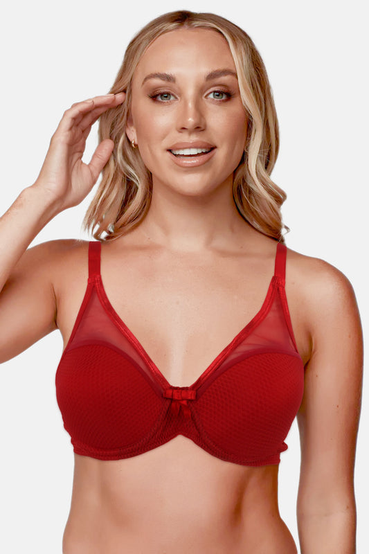 Umt Kadın Balenli Tüllü Desteksiz Sütyen C Cup