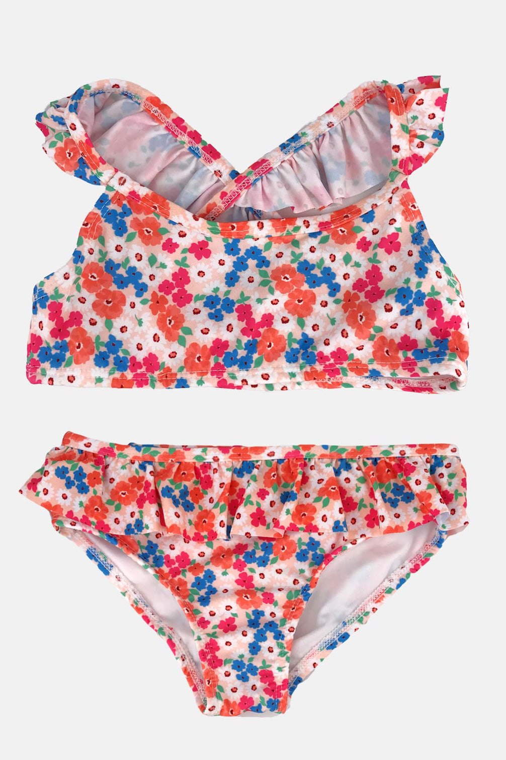 We Bella Kız Çocuk Bikini Takımı Desenli
