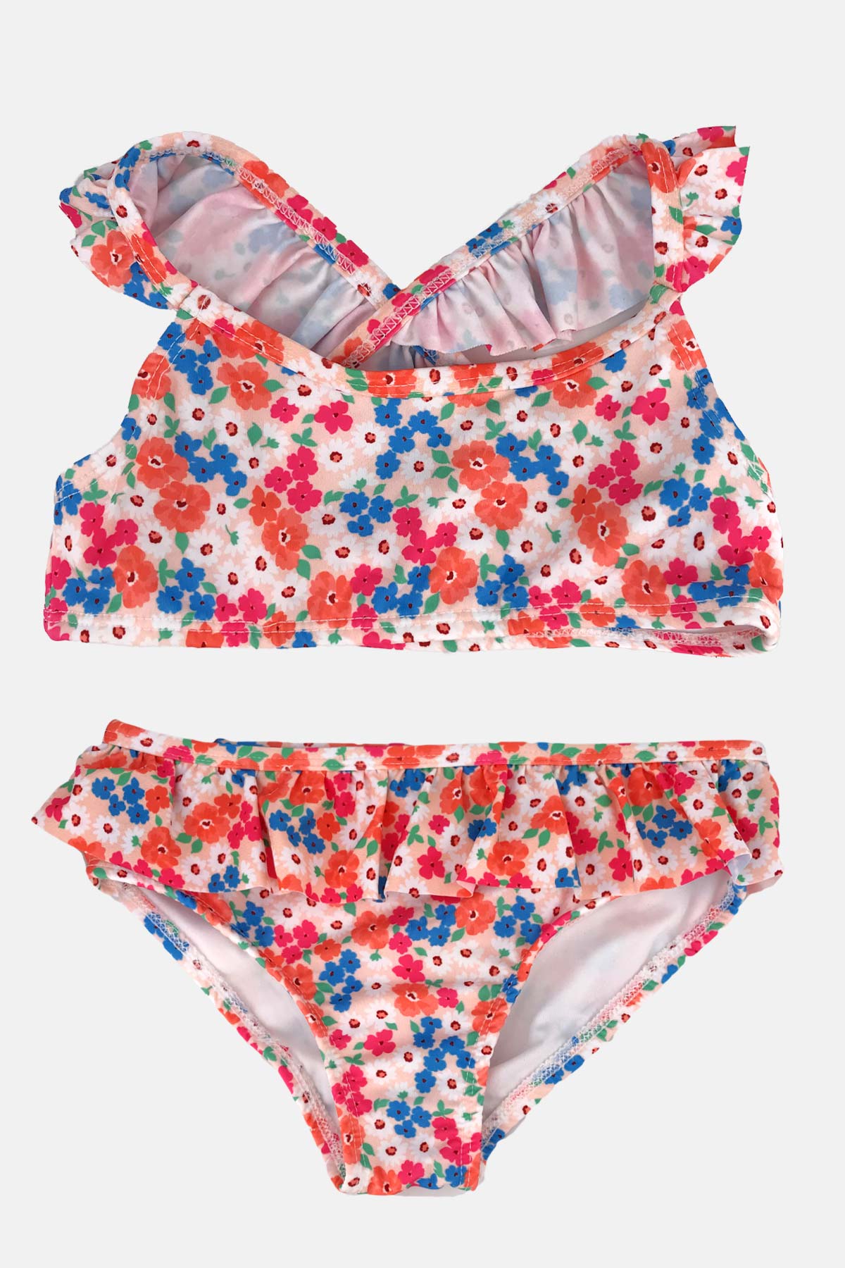We Bella Kız Çocuk Bikini Takımı Desenli