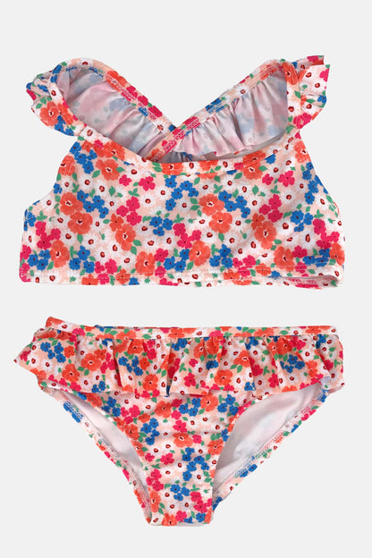 We Bella Kız Çocuk Bikini Takımı Desenli