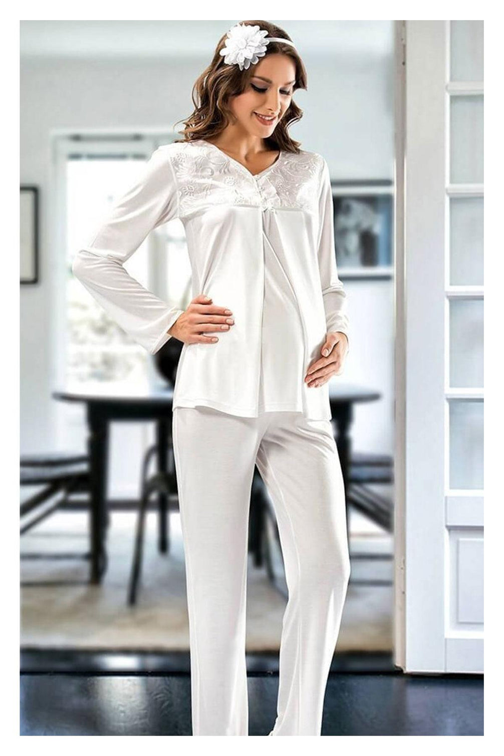 X-Ses Kadın Lohusa 2'li Pijama Takımı