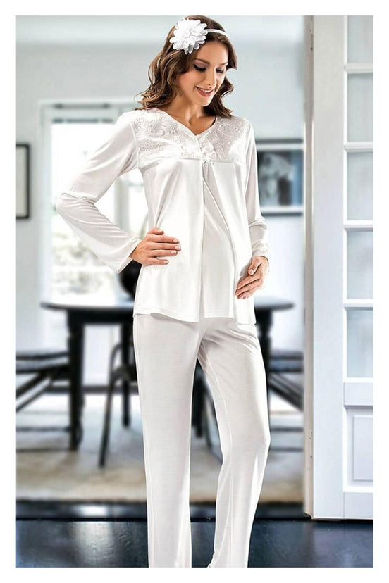 X-Ses Kadın Lohusa 2'li Pijama Takımı
