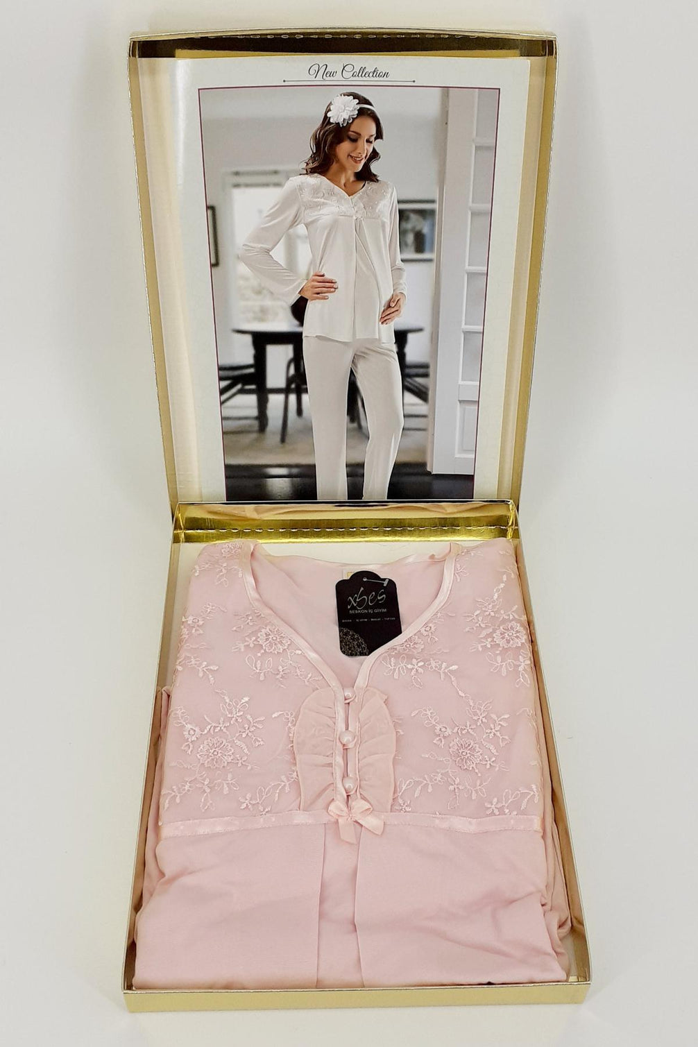 X-Ses Kadın Lohusa 2'li Pijama Takımı