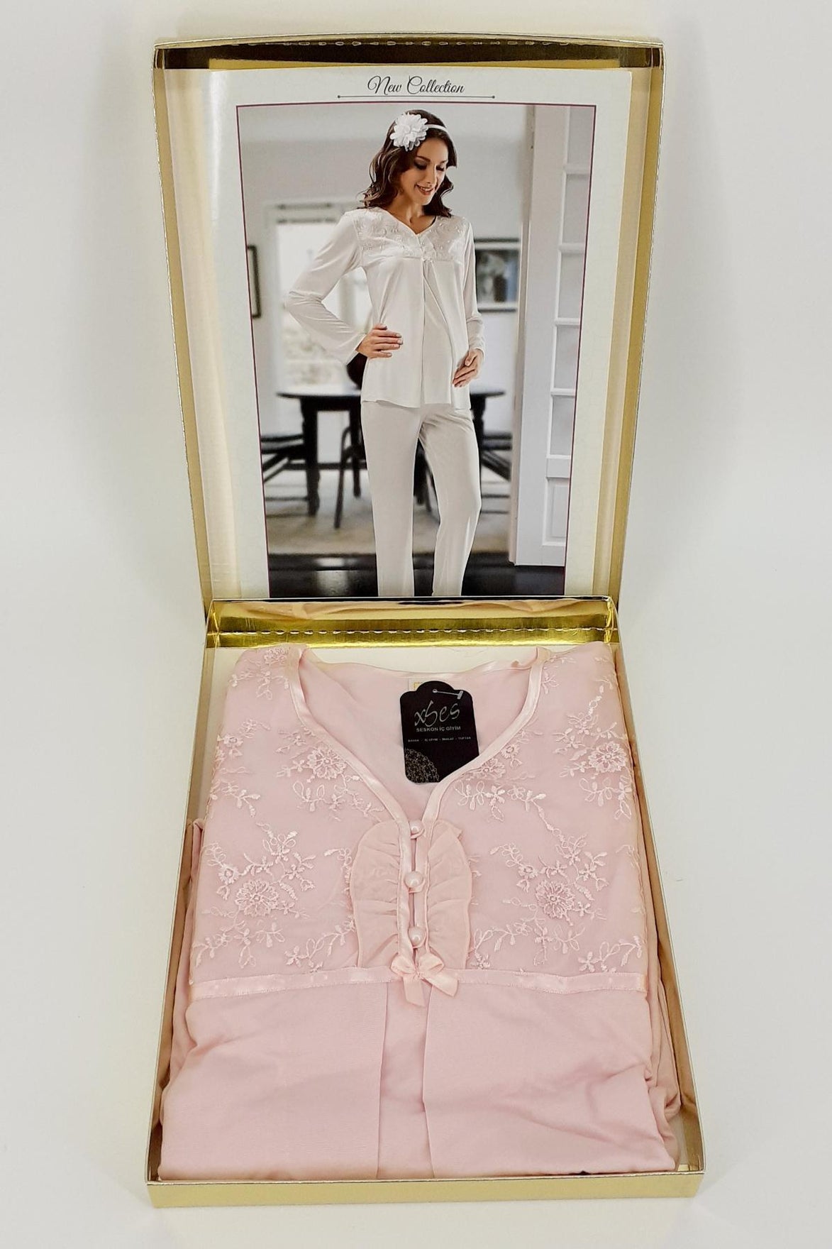 X-Ses Kadın Lohusa 2'li Pijama Takımı
