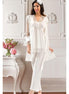 X-Ses Kadın Lohusa 3'lü Pijama Takımı Penye