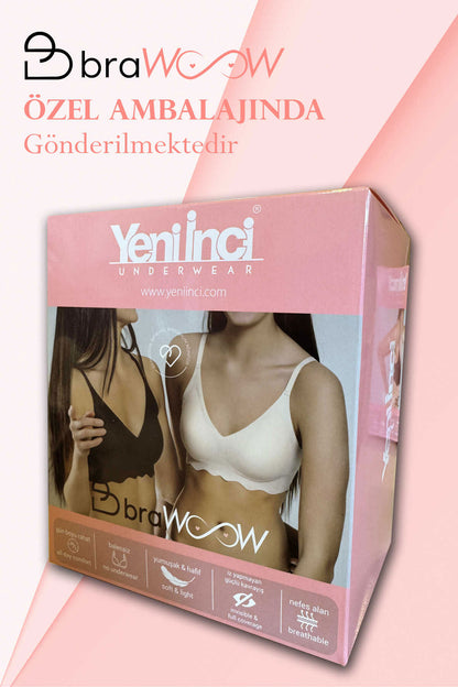 Yeni İnci Brawoow Kadın Lazer Kesim Sütyen