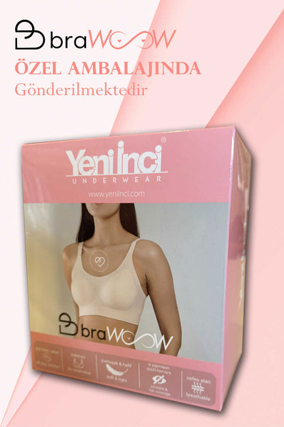 Yeni İnci Brawoow Kadın Lazer Kesim Sütyen