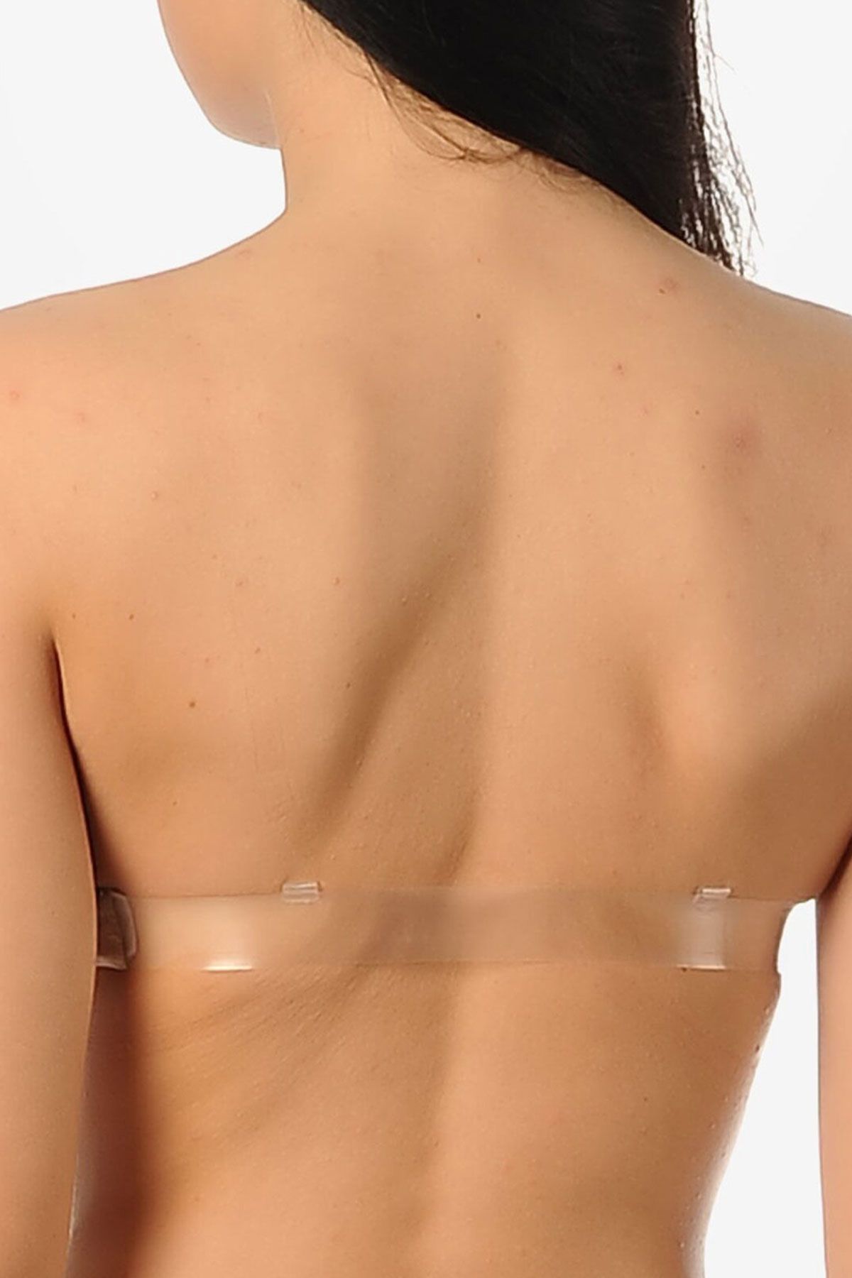Yeni İnci Kadın Destekli Sütyen Şeffaf Sırt