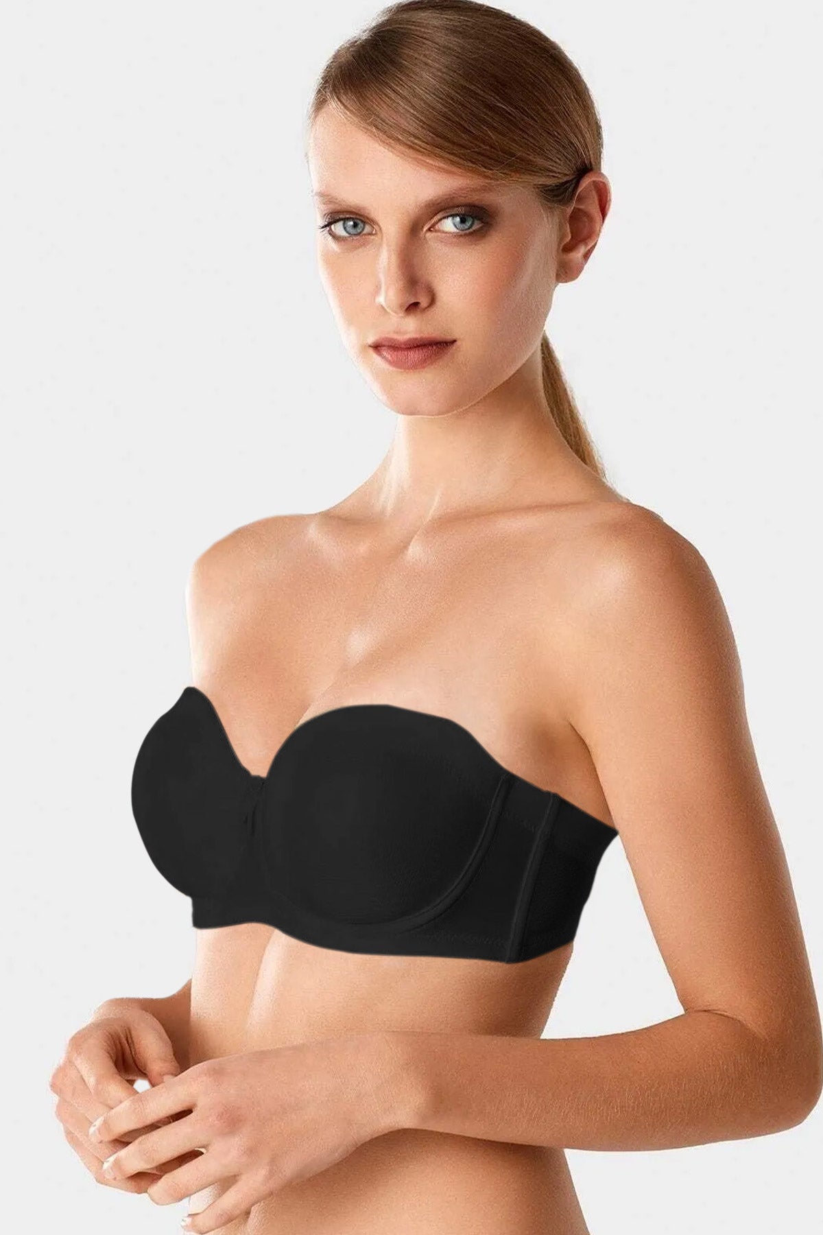 Yeni İnci Kadın Toparlayıcı Straplez Sütyen